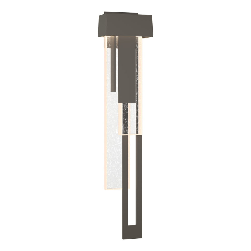 Hubbardton Forge - LED Outdoor Wall Sconce - Rainfall - Coastal Dark Smoke- Union Lighting Luminaires Decor