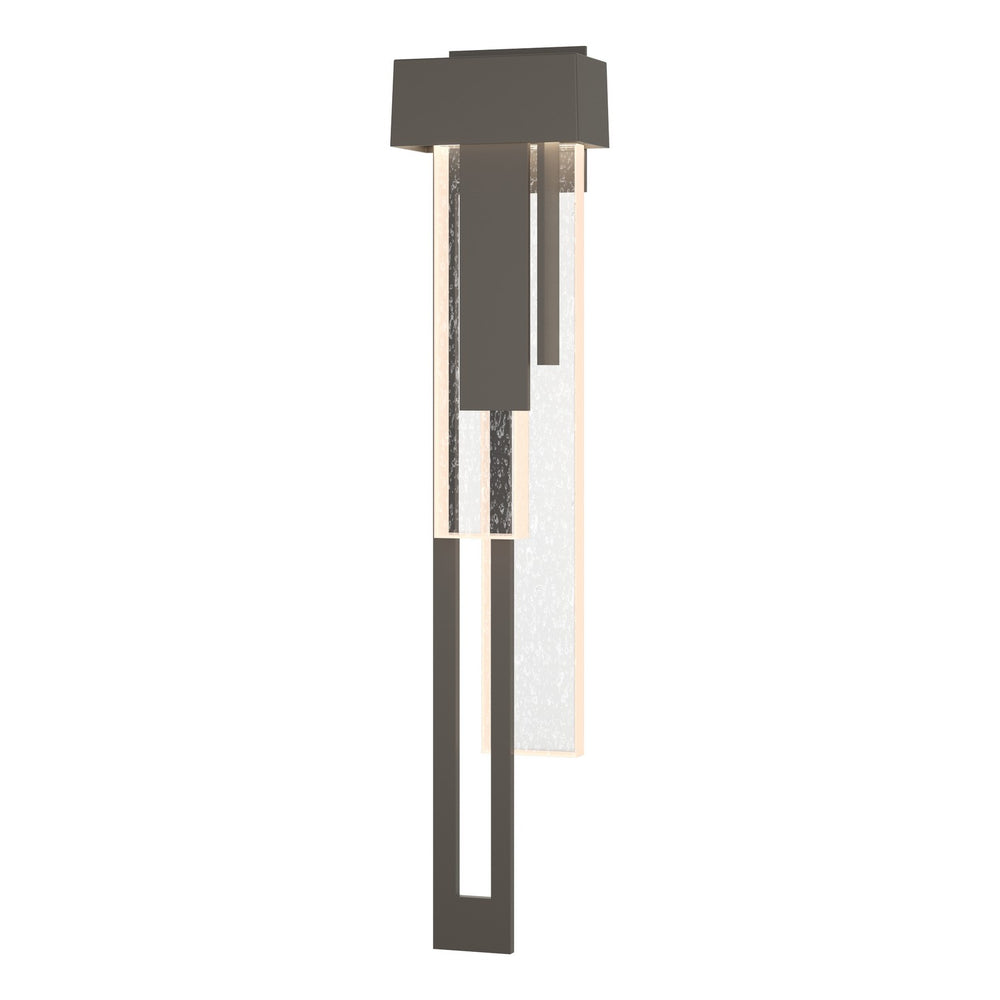 Hubbardton Forge - LED Outdoor Wall Sconce - Rainfall - Coastal Dark Smoke- Union Lighting Luminaires Decor