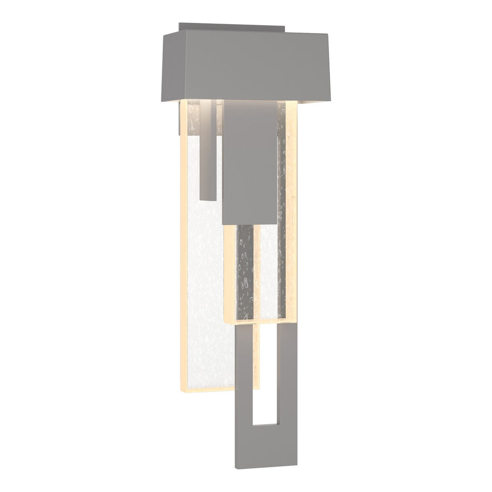 Hubbardton Forge - LED Outdoor Wall Sconce - Rainfall - Coastal Burnished Steel- Union Lighting Luminaires Decor