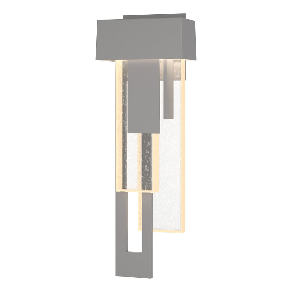 Hubbardton Forge - LED Outdoor Wall Sconce - Rainfall - Coastal Burnished Steel- Union Lighting Luminaires Decor
