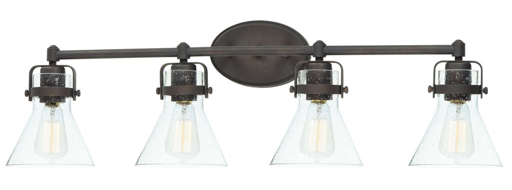Maxim - Four Light Bath Vanity - Seafarer - Oil Rubbed Bronze- Union Lighting Luminaires Decor