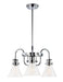 Maxim - Three Light Chandelier - Seafarer - Polished Chrome- Union Lighting Luminaires Decor
