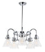 Maxim - Five Light Chandelier - Seafarer - Polished Chrome- Union Lighting Luminaires Decor