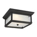 Visual Comfort Studio Canada - LED Outdoor Flush Mount - McHenry - Textured Black- Union Lighting Luminaires Decor