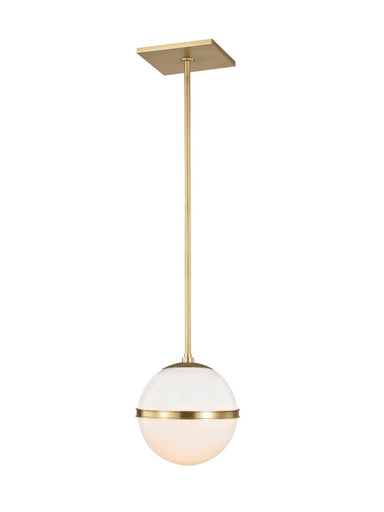 Crystorama - One Light Chandelier - Truax - Aged Brass- Union Lighting Luminaires Decor