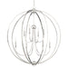 Crystorama - Eight Light Chandelier - Sylvan - Polished Nickel- Union Lighting Luminaires Decor