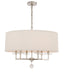 Crystorama - Six Light Chandelier - Paxton - Polished Nickel- Union Lighting Luminaires Decor