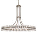 Crystorama - 12 Light Chandelier - Clover - Brushed Nickel- Union Lighting Luminaires Decor