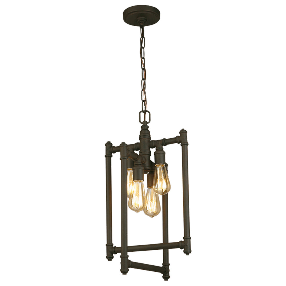 Eglo Canada - Four Light Pendant - Wymer - Matte Bronze- Union Lighting Luminaires Decor