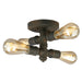 Eglo Canada - Four Light Ceiling Mount - Wymer - Zinc- Union Lighting Luminaires Decor