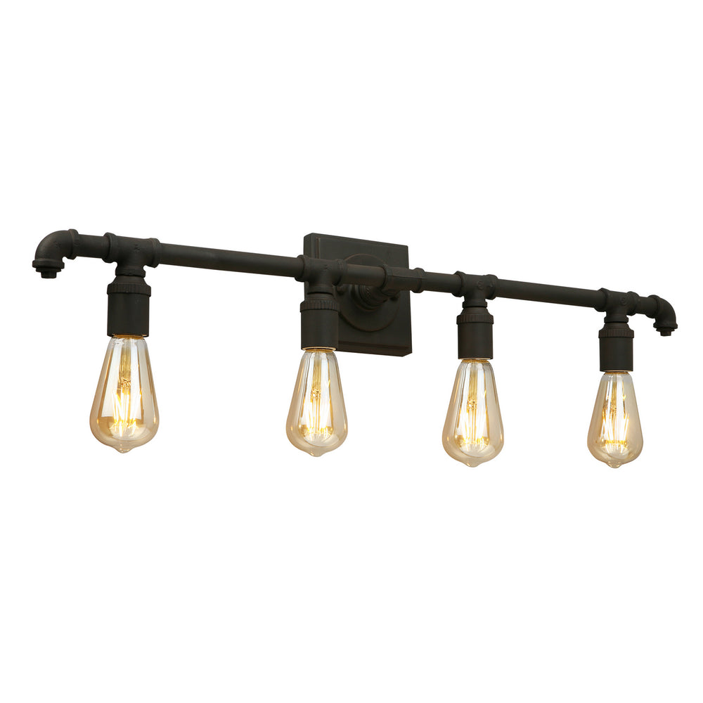 Eglo Canada - Four Light Bath/Vanity - Wymer - Matte Bronze- Union Lighting Luminaires Decor