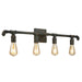 Eglo Canada - Four Light Bath/Vanity - Wymer - Zinc- Union Lighting Luminaires Decor