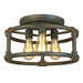 Eglo Canada - Three Light Ceiling Mount - Wymer - Zinc- Union Lighting Luminaires Decor