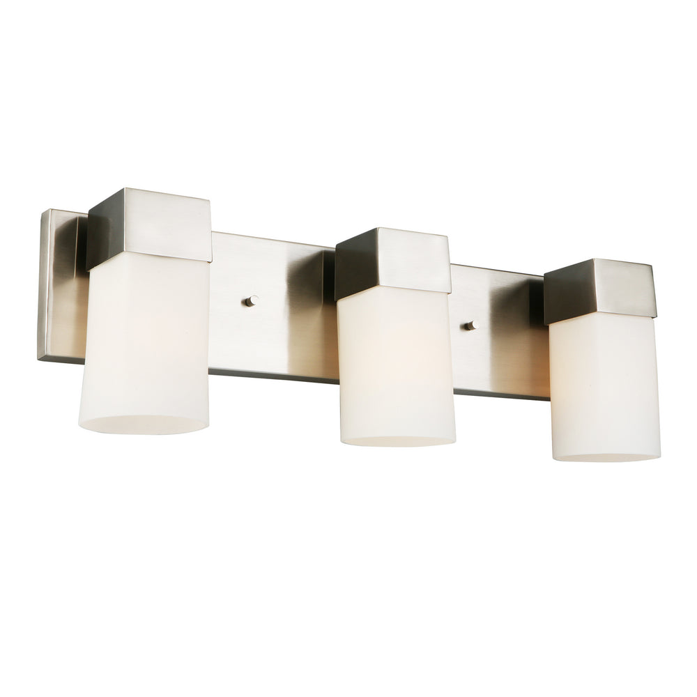 Eglo Canada - Three Light Bath/Vanity - Ciara Springs - Brushed Nickel- Union Lighting Luminaires Decor