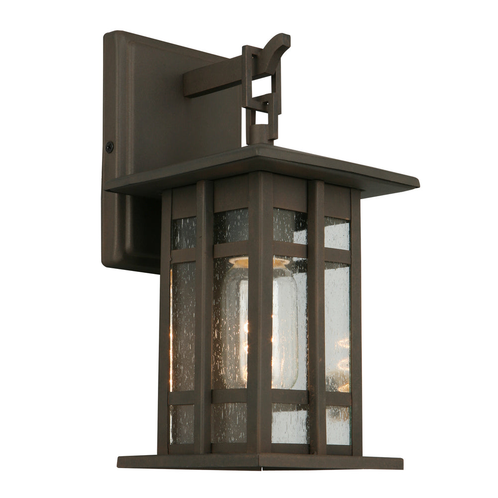 Eglo Canada - One Light Outdoor Wall Mount - Arlington Creek - Matte Bronze- Union Lighting Luminaires Decor