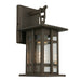 Eglo Canada - One Light Outdoor Wall Mount - Arlington Creek - Matte Bronze- Union Lighting Luminaires Decor