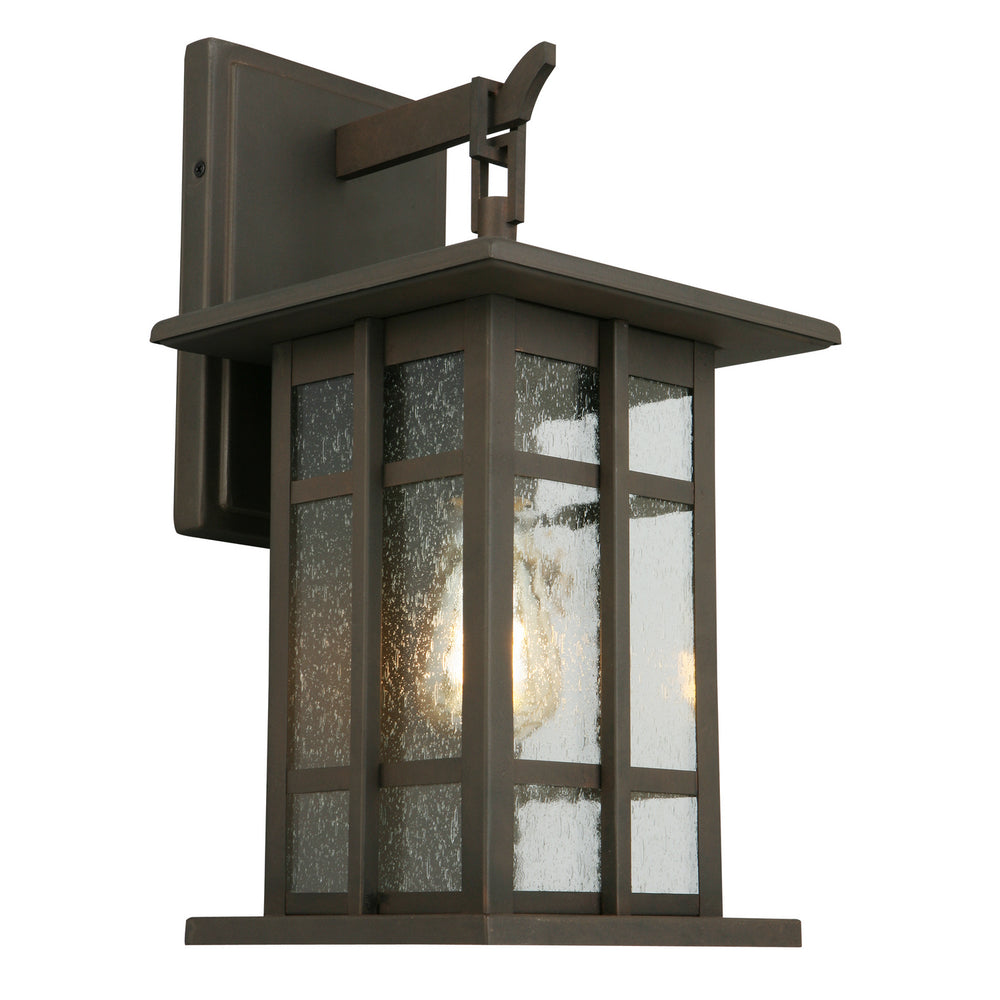 Eglo Canada - One Light Outdoor Wall Mount - Arlington Creek - Matte Bronze- Union Lighting Luminaires Decor