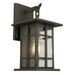 Eglo Canada - One Light Outdoor Wall Mount - Arlington Creek - Matte Bronze- Union Lighting Luminaires Decor