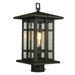 Eglo Canada - One Light Outdoor Post Mount - Arlington Creek - Matte Bronze- Union Lighting Luminaires Decor