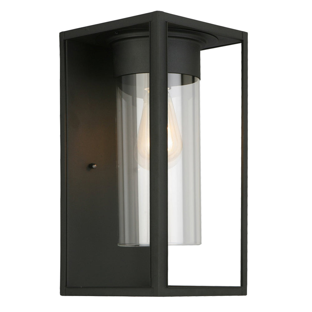 Eglo Canada - One Light Outdoor Wall Mount - Walker Hill - Matte Black- Union Lighting Luminaires Decor