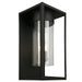 Eglo Canada - One Light Outdoor Wall Mount - Walker Hill - Matte Black- Union Lighting Luminaires Decor