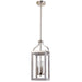 Eglo Canada - Three Light Pendant - Montrose - Acia Wood & Brushed Nickel- Union Lighting Luminaires Decor