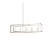 DVI Canada - Five Light Linear Pendant - Sambre - Multiple Finishes And Buffed Nickel w/Clear Glass- Union Lighting Luminaires Decor