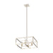 DVI Canada - Four Light Pendant - Sambre - Multiple Finishes And Buffed Nickel w/Clear Glass- Union Lighting Luminaires Decor