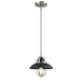 DVI Canada - One Light Mini-Pendant - Peggy'S Cove - Graphite And Satin Nickel- Union Lighting Luminaires Decor