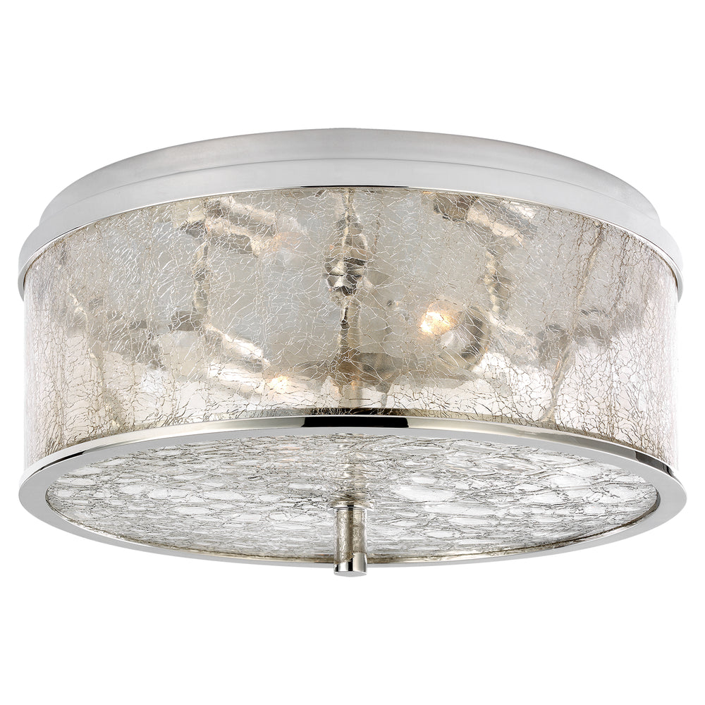 Visual Comfort Signature Canada - Two Light Flush Mount - Liaison - Polished Nickel- Union Lighting Luminaires Decor