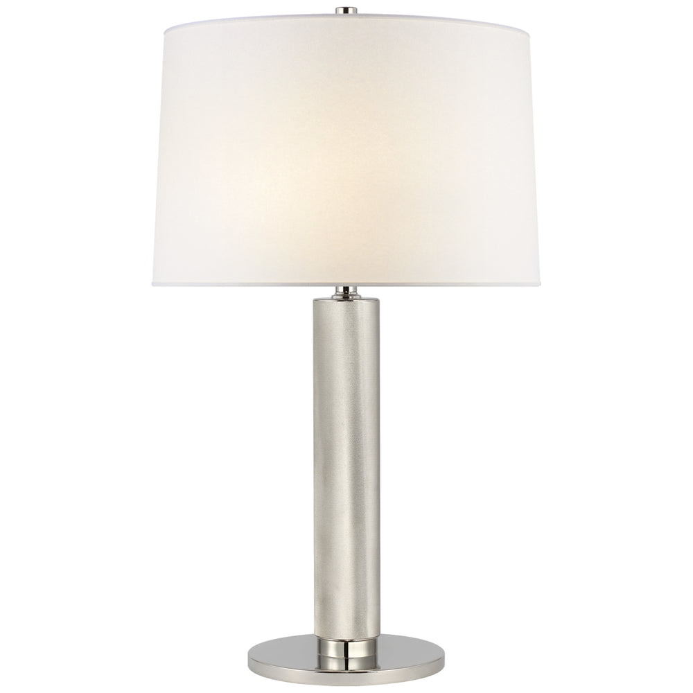 Ralph Lauren Canada - Two Light Table Lamp - Barrett - Polished Nickel- Union Lighting Luminaires Decor