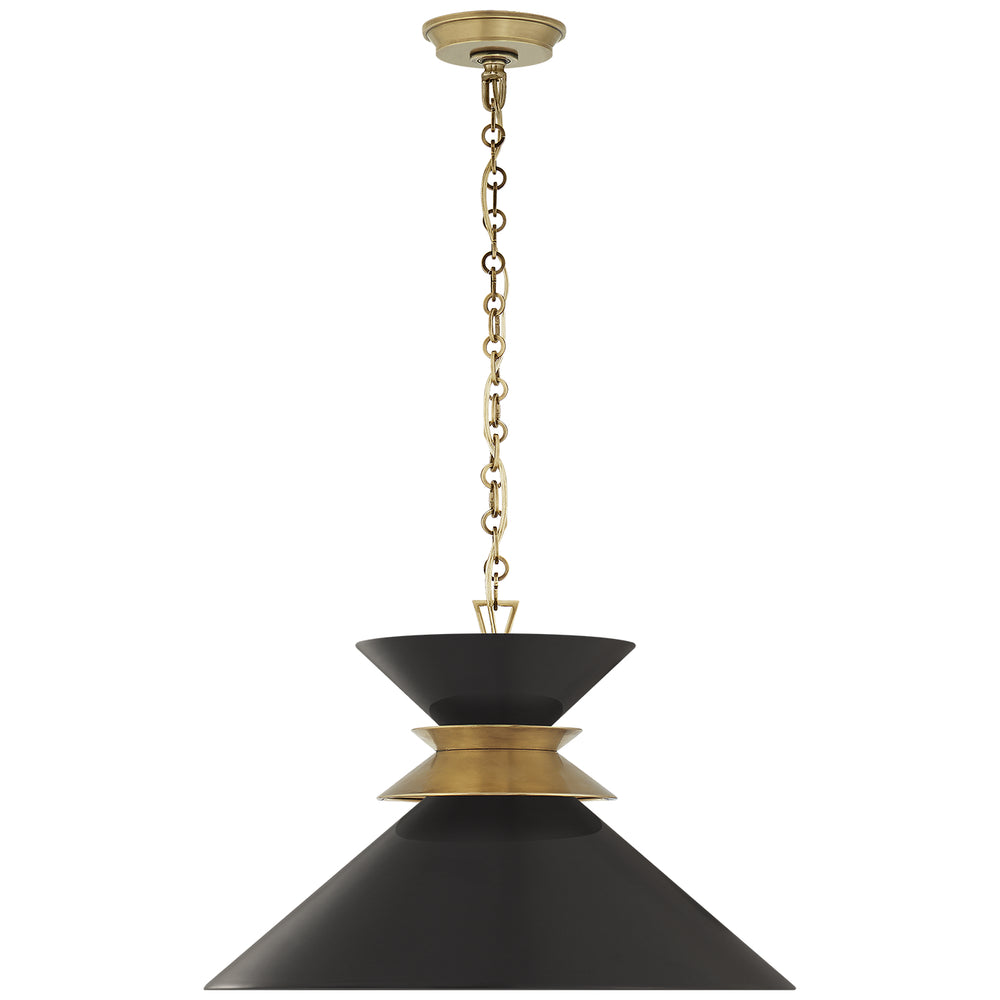 Visual Comfort Signature Canada - One Light Pendant - Alborg - Antique-Burnished Brass- Union Lighting Luminaires Decor