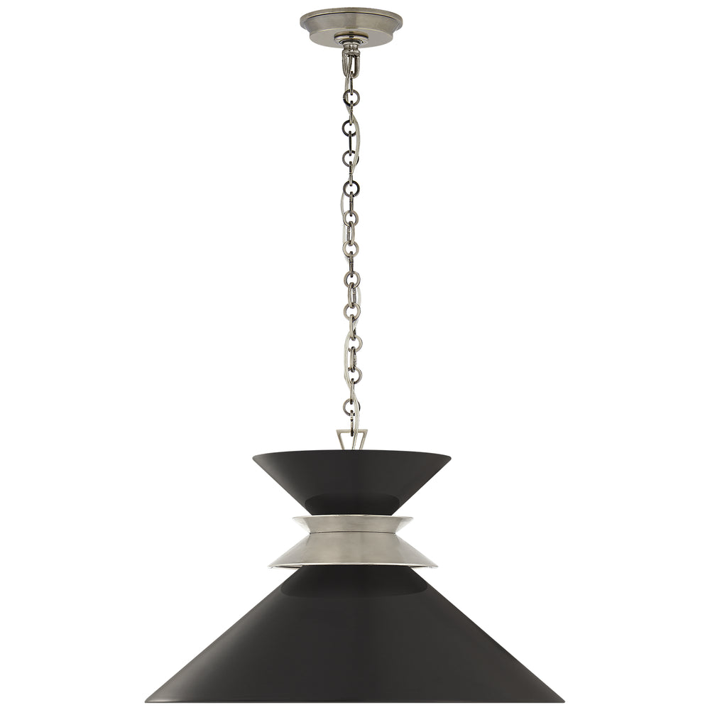 Visual Comfort Signature Canada - One Light Pendant - Alborg - Antique Nickel- Union Lighting Luminaires Decor