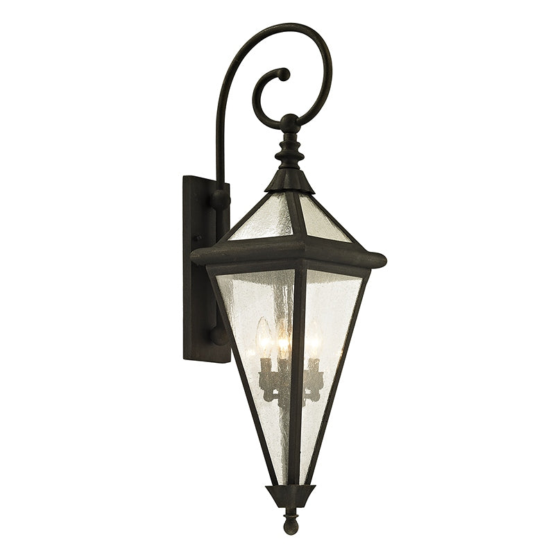Troy Lighting Canada - Four Light Wall Lantern - Geneva - Vintage Bronze- Union Lighting Luminaires Decor