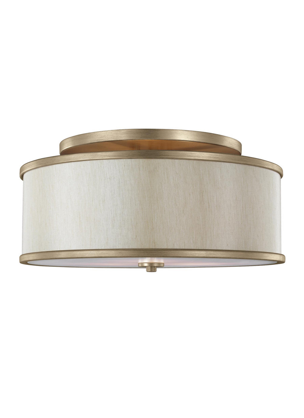 Visual Comfort Studio Canada - Three Light Semi-Flush Mount - Lennon - Sunset Gold- Union Lighting Luminaires Decor