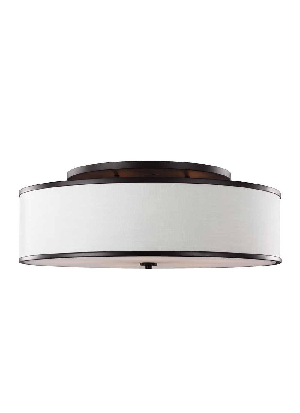 Visual Comfort Studio Canada - Five Light Semi-Flush Mount - Lennon - Oil Rubbed Bronze- Union Lighting Luminaires Decor