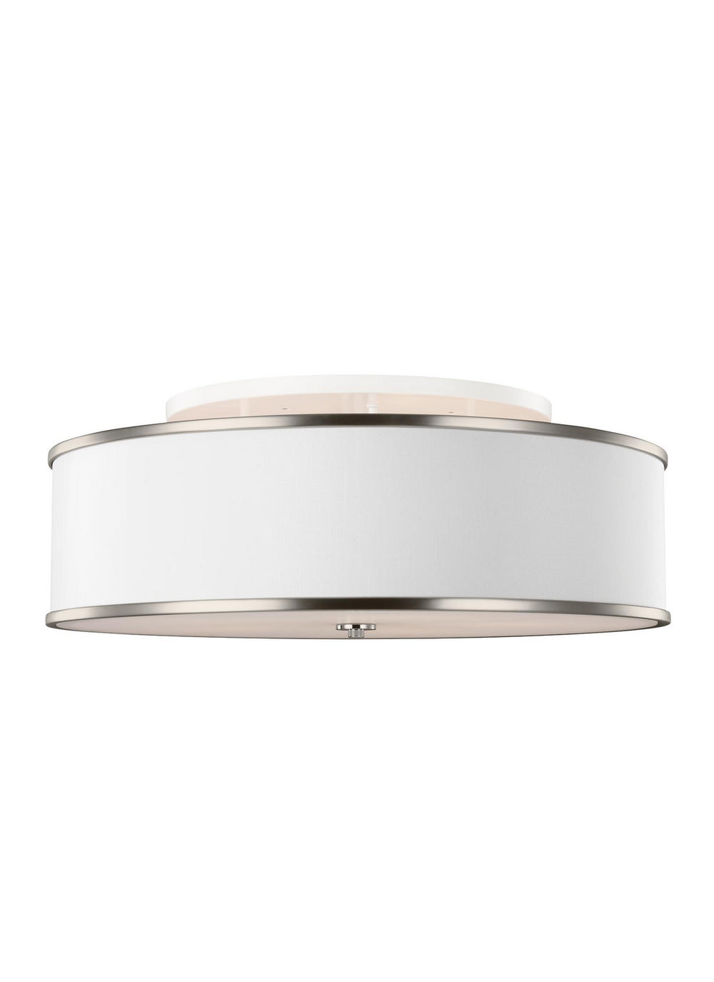 Visual Comfort Studio Canada - Five Light Semi-Flush Mount - Lennon - Satin Nickel- Union Lighting Luminaires Decor