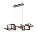 Troy Lighting Canada - Five Light Linear Pendant - Enigma - Textured Bronze- Union Lighting Luminaires Decor