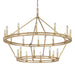 Troy Lighting Canada - 20 Light Chandelier - Sutton - Champagne Silver Leaf- Union Lighting Luminaires Decor