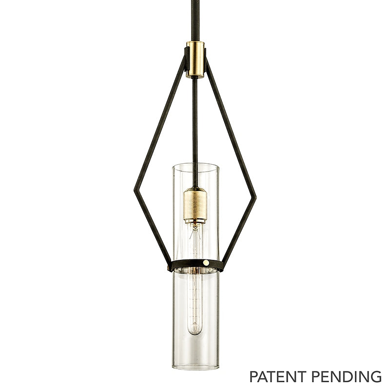 Troy Lighting Canada - One Light Pendant - Raef - Textured Bronze- Union Lighting Luminaires Decor