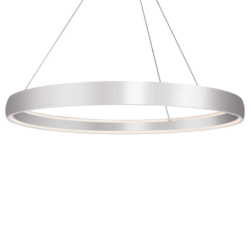 Kuzco Canada - LED Pendant - Halo - Brushed Silver- Union Lighting Luminaires Decor
