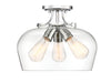 Savoy House - Three Light Semi-Flush Mount - Octave - Polished Chrome- Union Lighting Luminaires Decor