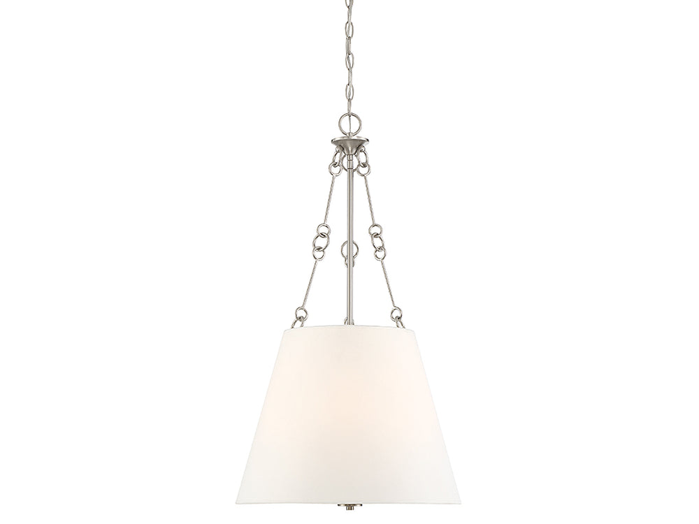 Savoy House - Four Light Pendant - Austin - Satin Nickel- Union Lighting Luminaires Decor