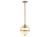 Savoy House - One Light Pendant - Westbourne - Warm Brass- Union Lighting Luminaires Decor