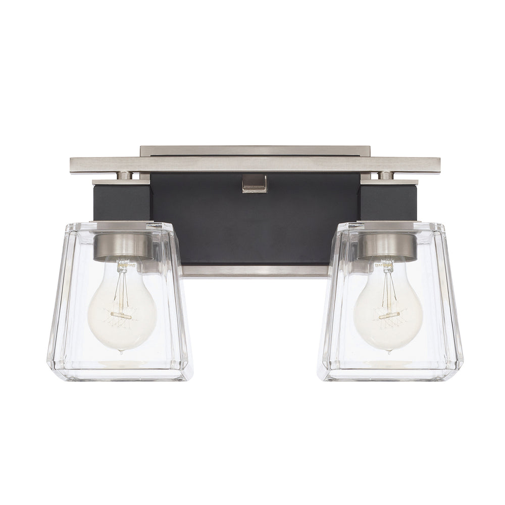 Capital Lighting - Two Light Vanity - Tux - Black Tie- Union Lighting Luminaires Decor