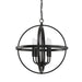 Capital Lighting - Four Light Pendant - Hartwell - Matte Black- Union Lighting Luminaires Decor