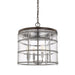 Capital Lighting - Four Light Pendant - Colby - Urban Grey- Union Lighting Luminaires Decor