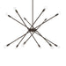 Capital Lighting - 12 Light Chandelier - Kris - Nordic Grey- Union Lighting Luminaires Decor