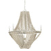 Capital Lighting - Six Light Chandelier - Kayla - Mystic Sand- Union Lighting Luminaires Decor