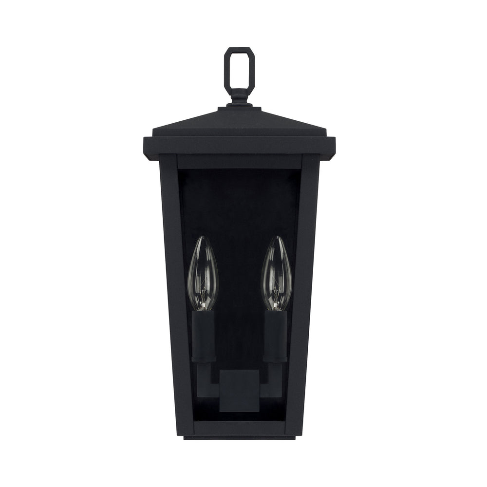Capital Lighting - Two Light Outdoor Wall Lantern - Donnelly - Black- Union Lighting Luminaires Decor